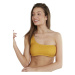 Dámske plavky vrchný diel FUNDANGO Madison One Shoulder Top-235-dirt yellow