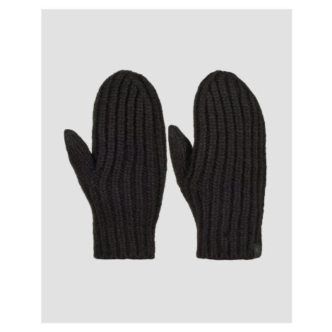 Dámske Rukavice Ugg Chunky Rib Mitten čierne