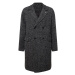 BURTON MENSWEAR LONDON Prechodný kabát  čierna / biela