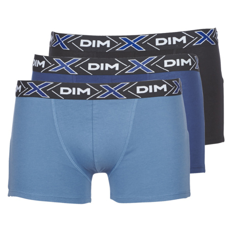 DIM  X-TEMP BOXER x3  Boxerky Modrá