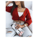 Women's sweater NUTI red Dstreet