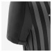 Futbalový dres Viralto Solo s krátkym rukávom čierny prúžkovaný