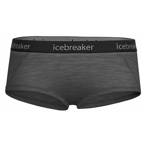 ICEBREAKER Športové nohavičky 'Sprite'  tmavosivá / čierna / biela Icebreaker Merino