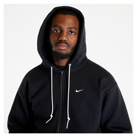 Mikina Nike Solo Swoosh Full-Zip Hoodie Black/ White L