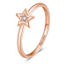 Rosato Pôvabný bronzový prsteň s hviezdičkou Allegra RZA028 56 mm