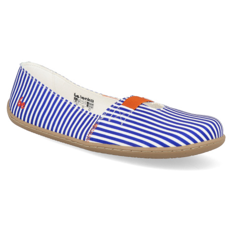 Barefoot baleríny Be Lenka - Harmony Blue Stripes modré