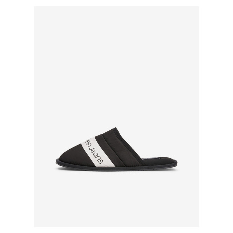 Sandále, papuče pre mužov Calvin Klein Jeans - čierna, biela