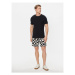 Vans Plavecké šortky Mte The Daily Check Boardshort VN0007XS Écru Regular Fit