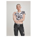 Women's Stretch Jersey Cropped Tee Snow Camouflage