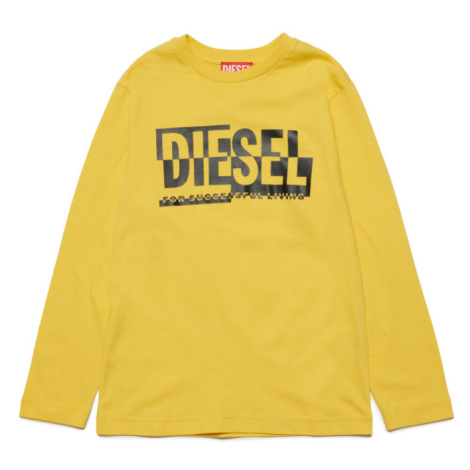 Tričko Diesel Tbon Maglietta Žltá