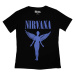 Nirvana tričko Angelic Blue Mono Čierna