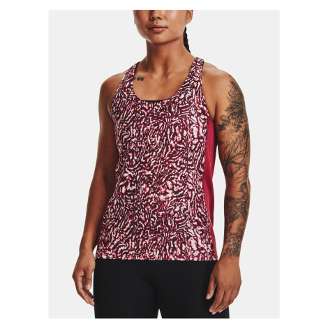 Tielko Under Armour UA Fly By Printed Tank-PNK