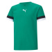 Puma TEAMRISE JERSEY JR Detské tričko, zelená, veľkosť