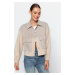 Trendyol Stone Double Pocket Woven Jacket