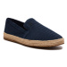 Tommy Hilfiger Espadrilky Th Esapdrille Classic Suede FM0FM04984 Tmavomodrá