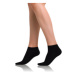 Krátke dámske bambusové ponožky BAMBUS AIR LADIES IN-SHOE SOCKS - Bellinda - čierna