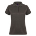 Henbury Dámske funkčné polo tričko H476 Heather Charcoal