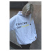Madmext Carmelange Print Oversized Hoodie Sweatshirt