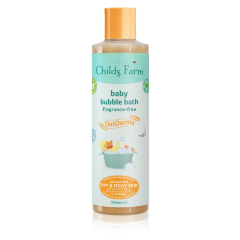 Childs Farm OatDerma Baby Bubble Bath pena do kúpeľa a čistiaci gél bez parfumácie pre deti