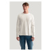 TRIČKO GANT REG TONAL SHIELD LS T-SHIRT EGGSHELL