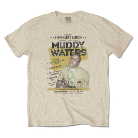 Muddy Waters tričko Peppermint Lounge Natural