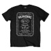 Run-DMC tričko Rock N' Rule Whiskey Label Čierna