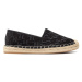 KARL LAGERFELD Espadrilky KL80112 Čierna