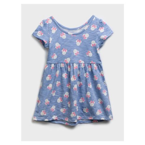 Detské šaty GAP & Disney Minnie Modrá