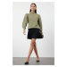 Trendyol Mint High Collar Knitwear Sweater