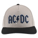 šiltovka AC/DC - Navy Logo - SAND / BL - ROCK OFF - ACSCSBCAP06SB