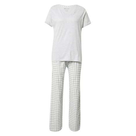 Dorothy Perkins Pyžamo  sivá melírovaná / biela