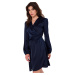 Makover Woman's Dress K175 Navy Blue