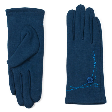 Art Of Polo Unisex's Gloves Rk16565 Navy Blue