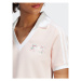 Adidas Polokošeľa Crop Polo Shirt IP3757 Ružová