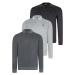 TRIPLE SET V4007 DEWBERRY MEN'S SWEATSHIRT-NAVY-ANTHRACITE-GREY