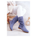 Women's suede shoes Maciejka 05057-06 blue