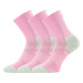 VOXX ponožky Boaz pink 3 páry 120140