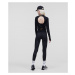 Mikina Karl Lagerfeld Athleisure Technical Zip Up Čierna