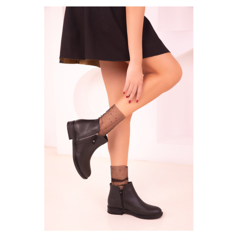 Soho Women's Black Boots & Booties 18366