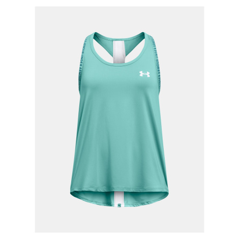 Under Armour Tank Top Knockout Tank-GRN - girls