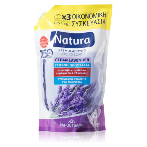 PAPOUTSANIS Natura Clean Lavender tekuté mydlo