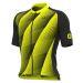 ALÉ Cyklistický dres s krátkym rukávom - PR-R SQUARE - žltá