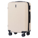 SMOTANOVÁ SADA 4 KUFROV TR059, LUGGAGE 4 SETS (L, M, S, XS) WINGS, DIRTY WHITE