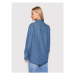 Wrangler džínsová košeľa Heritage W5S96OX8E Modrá Regular Fit