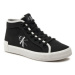 Calvin Klein Jeans Sneakersy Skater Vulcanized High Cs Ml Mr YW0YW01454 Čierna