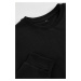 Trendyol Black Oversize/Wide Cut Crew Neck Sweatshirt