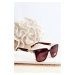 Women's sunglasses with decorative details UV400 Brown