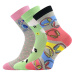 BOMA ponožky 057-21-43 13/XIII mix D - dievča 3 páry 118481