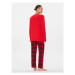 Calvin Klein Underwear Pyžamo 000QS7036E Červená Relaxed Fit