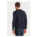 TRIČKO GANT REG TONAL SHIELD LS T-SHIRT EVENING BLUE